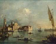 Guardi Francesco View of the Island of San Giorgio Maggiore  - Hermitage